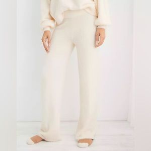 Aerie Flurry Sweater Pants in Vintage Vanilla